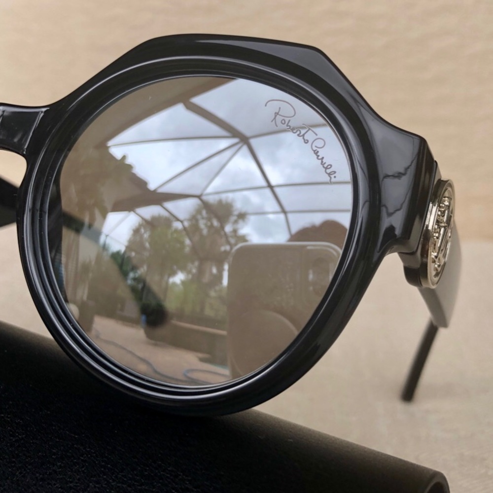 New ROBERTO CAVALLI Mirrored 56mm sunglasses - Picture 11 of 17